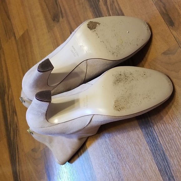 Stuart Weitzman Brooks Bootie Blush Pink Soft Suede Slouchy Boot, Size 8… - Picture 10 of 16